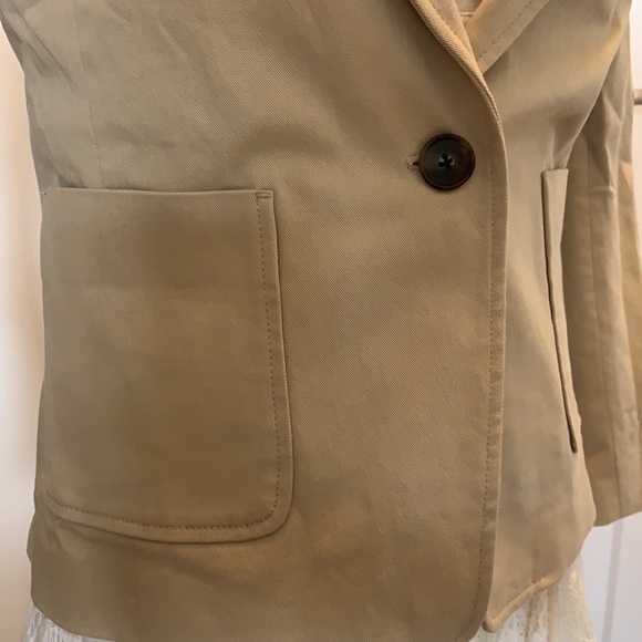 Armani Exchange A/X Tan Blazer Size 4 - Picture 5 of 12
